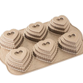 90937 Nordic Ware Tiered Heart Cakelet Pan-NORDIC WARE