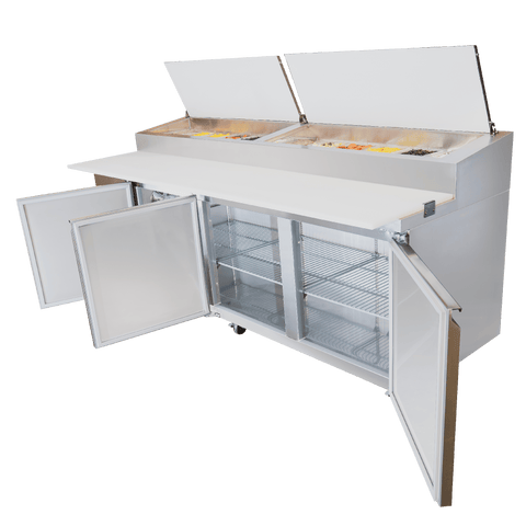 EPP-92-HC Enhanced 93" Pizza Prep Table