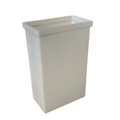 IB10WHT Enhanced Replacement Ingredient Bin, 10 Gal., (lid not included) White-Enhanced Smallwares
