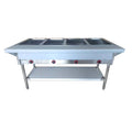 NH-4-LP-SS Enhanced Steam Table 4 Open Wells LP-Enhanced Stainless Steel