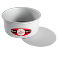 PCC-63 Fat Daddio's Round Removable Bottom Pan, 6 in x 3 in , Aluminum-Fat Daddios