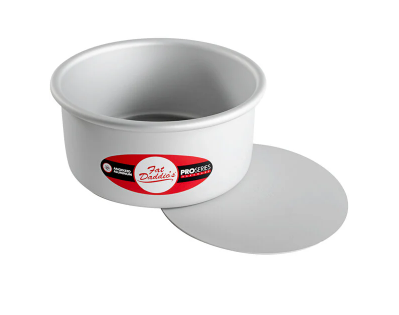 PCC-63 Fat Daddio's Round Removable Bottom Pan, 6 in x 3 in , Aluminum-Fat Daddios