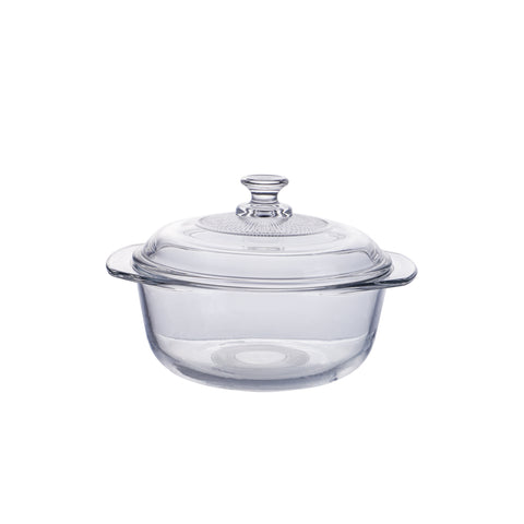Enhanced BJW202-1 2.6 Liter Tempered Glass Pot with Lid