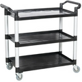 EUC-1631 Enhanced Bus Cart, Small, 3-Shelf-Enhanced Smallwares