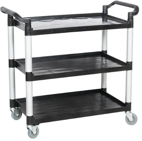 EUC-1631 Enhanced Bus Cart, Small, 3-Shelf-Enhanced Smallwares