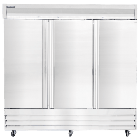 ERS-72F-HC Enhanced Reach-In Freezer, Solid 3 Doors-Enhanced Refrigeration