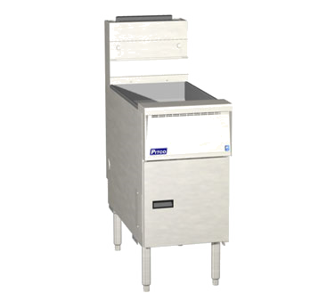 SG14S LP Pitco 40-50 lb. Solstice Stainless Steel Floor Fryer - LP-PITCO/MAGIKITCH'N