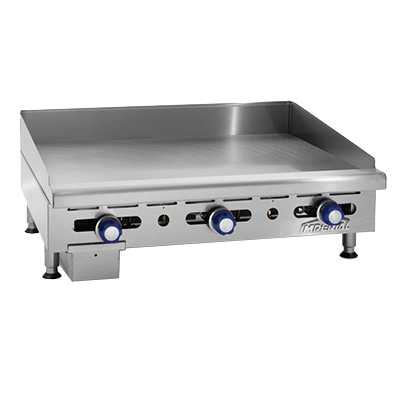 IMGA-2428-1 Imperial 24" Manually Controlled Countertop Gas Griddle w/ 1" Thick Steal Plate