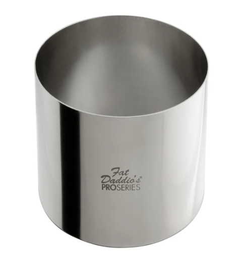 SSRD-4030 Fat Daddio's Round Pro Series Rings, 4 in x 3 in , Stainless steel-Fat Daddios