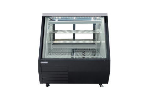 Enhanced Refrigeration EDDDC-50-HC Deli Case Double Duty 50" Black Refrigerated Display Case