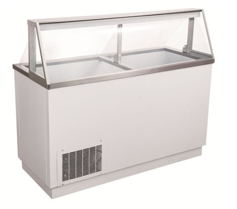 EDC-88-HC Enhanced Dipping cabinet 88" White exterior-Enhanced Refrigeration