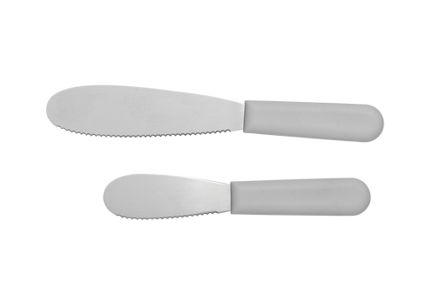 KWSPREAD55W Cresco Resco 5.5" SANDWICH SPREADER WAVY WHITE-Enhanced Smallwares