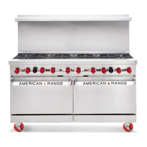 American Range AR-36G-4B-CC 60 in Gas Range with 36 in Griddle, 4 Burners, and 2 Convection Ovens