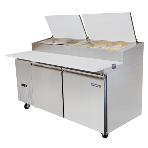 EPP-67-HC Enhanced 67" Pizza Prep Table-Enhanced Refrigeration