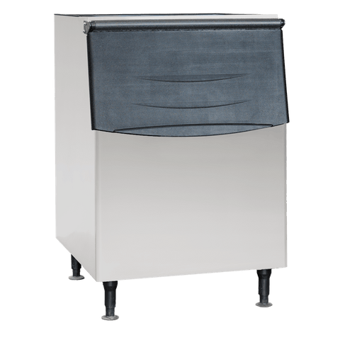 375 Ice Bin Enhanced Ice bin 375lb capacity Water Filter and Drain tubes for installation of modular head included inside bin