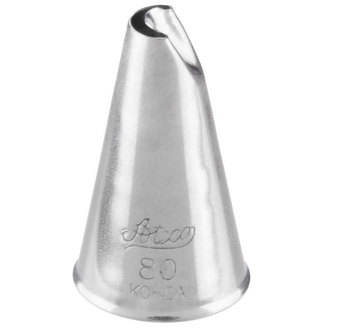 Ateco 80 Specialty Fluted Stainless Steel Decorating Piping Tip