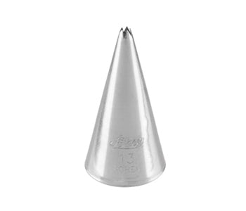 Ateco 13 Open Star Piping Tip - Decorating Tip A13-1