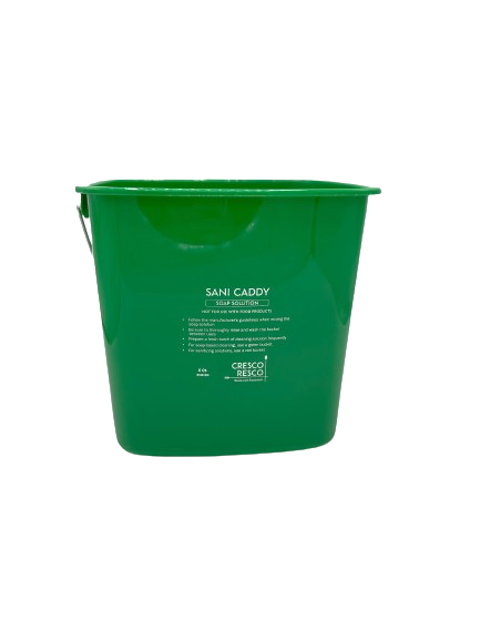 ECB-6G Cresco Resco Cleaning Pail, 6qt, Green-Enhanced Smallwares