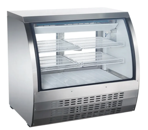 EDC-48-HC Enhanced Deli Case 48" curved glass, Stainless steel exterior and interior
