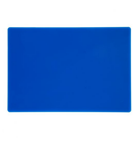 Cresco Resco CB181212BLU 18" x 12" x 1/2" Blue Polyethylene Cutting Board