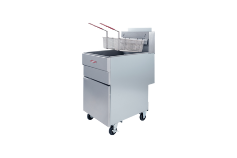 Enhanced Gas Equipment EGF-150-N Enhanced 65-80 lb Natural Gas Commercial Deep Fryer, 150,000 BTU