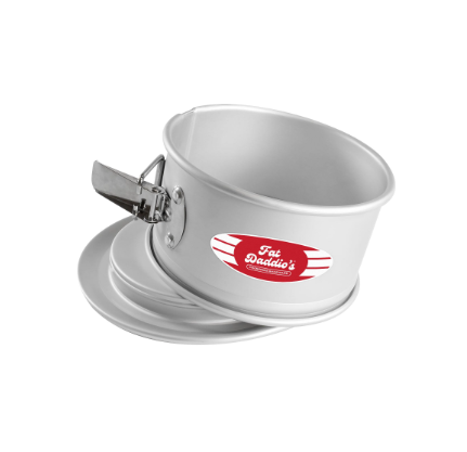 PSF-63 Fat Daddio's Round Springform Pan, 6 in x 3 in , Aluminum-Fat Daddios