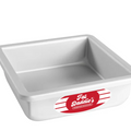 PSQ-662 Fat Daddio's Square Pan, 6 in x 6 in x 2 in , Aluminum-Fat Daddios