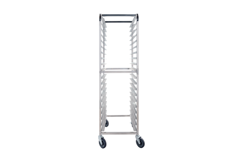 Enhanced SS & Equipment E-SSPR-20WELD Sheet Pan Rack, 20-1/4"x26"x69"H, End Load, 20-Pan Capacity, Welded Stainless Steel