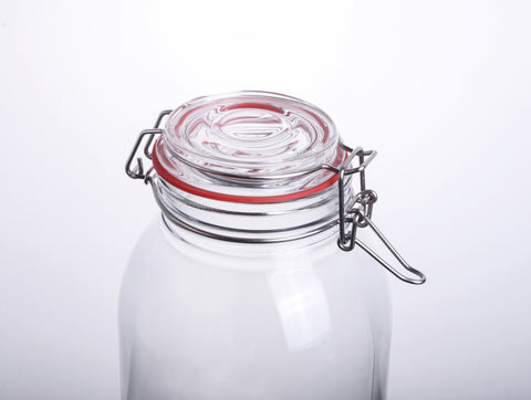 CW-12500F Enhanced 88 oz. Storage Glass Jar - EA-Enhanced Glassware