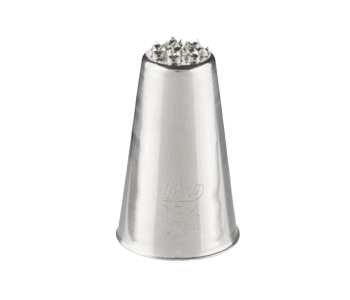 Ateco 234 Large Grass Vermicelli Multi-Opening Piping Tip - Stainless Steel Cake Decorating Tip