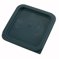 ESCL24G Cresco Resco Square Lid For 2 & 4 qt Container, Green-Enhanced Smallwares