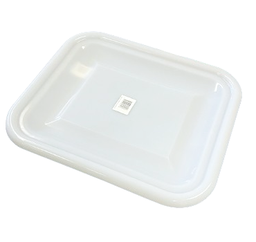 BBLID12WHT Enhanced Bus Box Lid 1/2 Size, White-Enhanced Smallwares