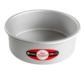 PRD-83 Fat Daddio's Round Pan, 8 in x 3 in , Aluminum-Fat Daddios
