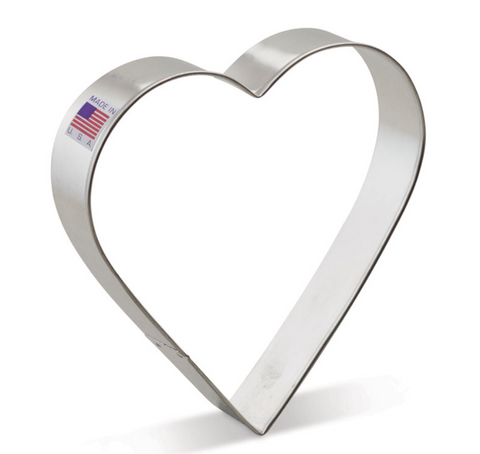 Heart 6In Cookie Cutter - EACH