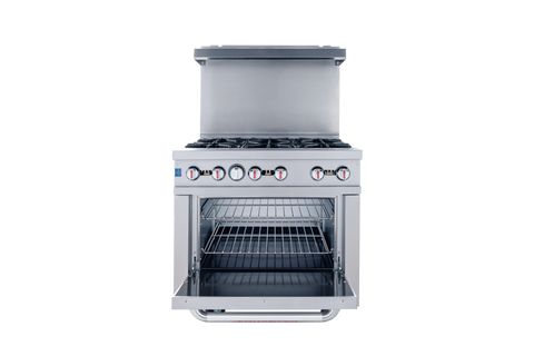Enhanced Gas Equipment ER-6 Enhanced 36" 6-Burner Gas Range with Oven
