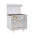 ER-6 Enhanced 36" Gas Range, 6 Burner with Oven-Enhanced Gas Equipment