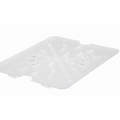 EFPD20C Cresco Resco Drain Shelf 1/2 sz, Clear-Enhanced Smallwares