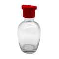 19814 Ea Town Soy Sauce Bottle 5 Oz, Glass With Red Plastic Top-TOWN