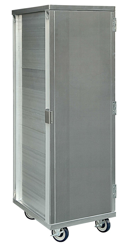 Enhanced Parts & Accessories C1840-1.5 Enclosed Transport Cabinet, Full Size, 40-Pan Capacity, Aluminum with Glass Door