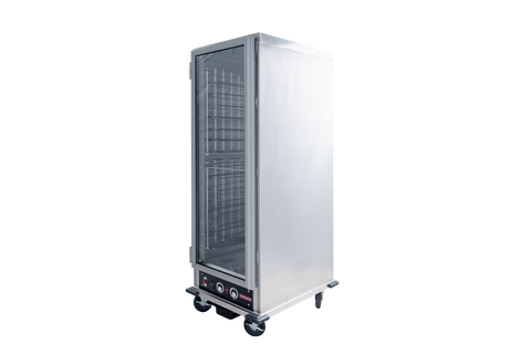 Enhanced EHC1836HPICU Insulated Full-Size Heater Proofer Cabinet with Universal Wire Rack, 18-Pan Capacity