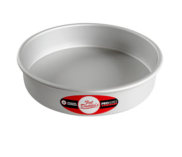 PRD-92 Fat Daddio's Round Pan, 9 in x 2 in , Aluminum-Fat Daddios