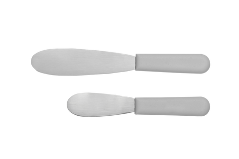 KWSPREAD55S Cresco Resco 5.5" SANDWICH SPREADER SMOOTH WHITE-Enhanced Smallwares