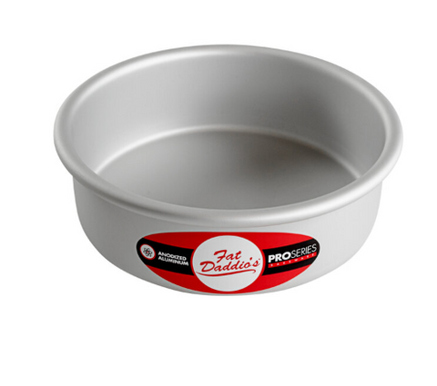 PRD-62 Fat Daddio's Round Pan, 6 in x 2 in , Aluminum-Fat Daddios