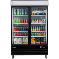 EGDM-45R-HC Enhanced Merchandiser Refrigerator, 2 Glass Doors-Enhanced Refrigeration