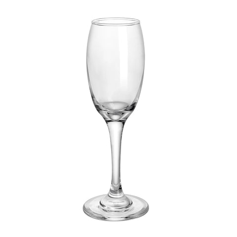 R1806LB Enhanced Flute glass, 5-3/4 oz, Teardrop, 7-3/4"H, D 2-3/4\" Lib3996, 1 dz/case