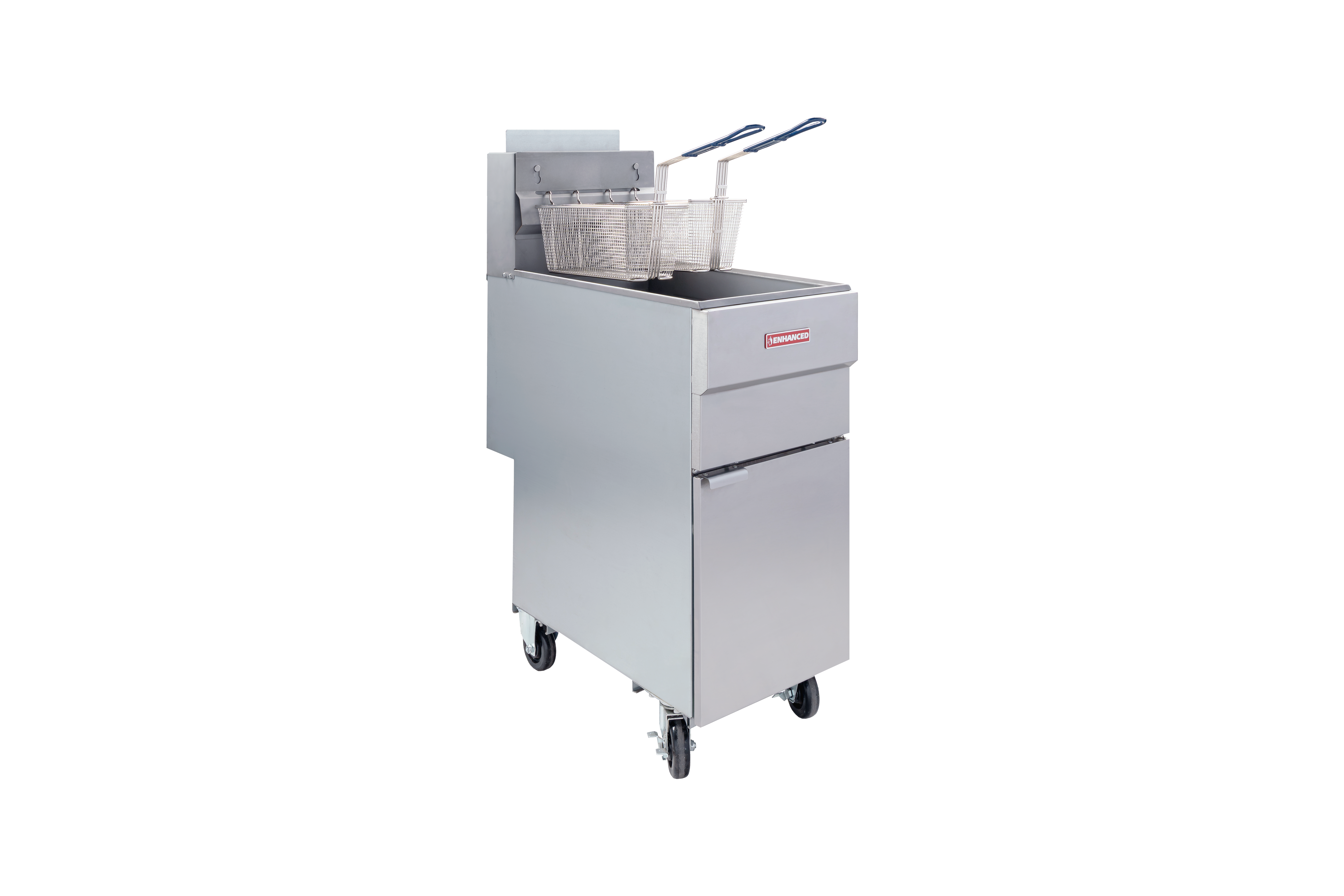 Enhanced Gas Equipment EGF-120-N Enhanced 45-50 lb Natural Gas Deep Fryer, 120,000 BTU