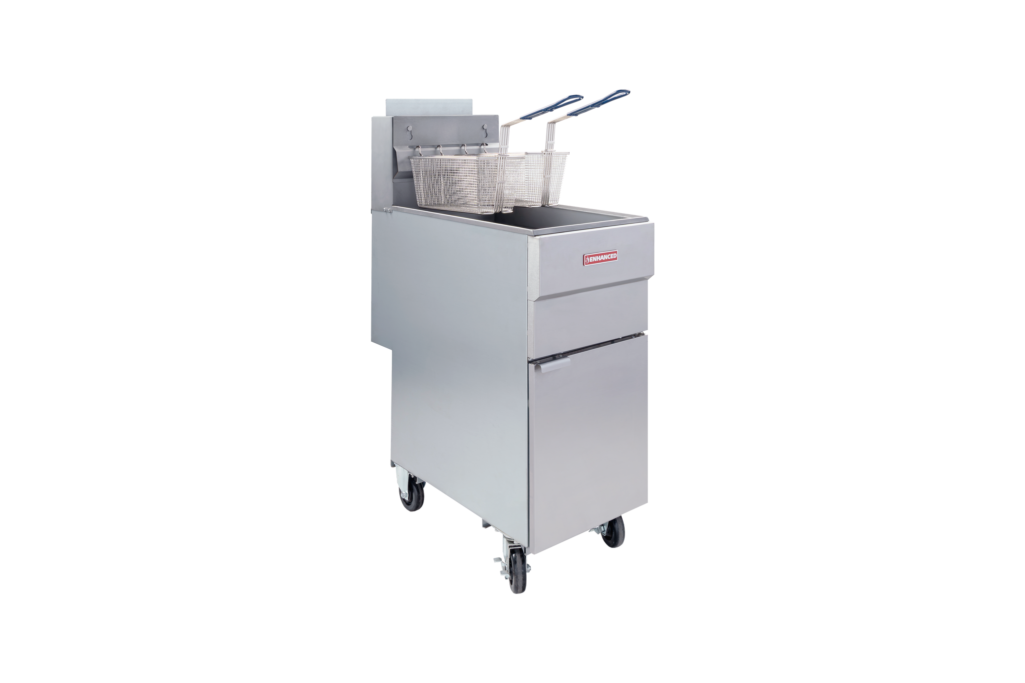 Enhanced Gas Equipment EGF-120-N Enhanced 45-50 lb Natural Gas Deep Fryer, 120,000 BTU