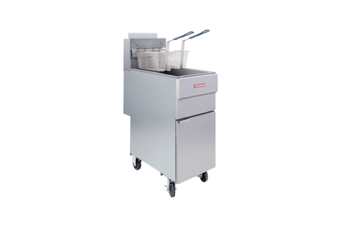 Enhanced Gas Equipment EGF-120-N Enhanced 45-50 lb Natural Gas Deep Fryer, 120,000 BTU