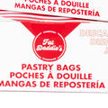 DPB-18-100 Fat Daddio's Disposable plastic pipping bags, 18\" box of 100 each.-Fat Daddios