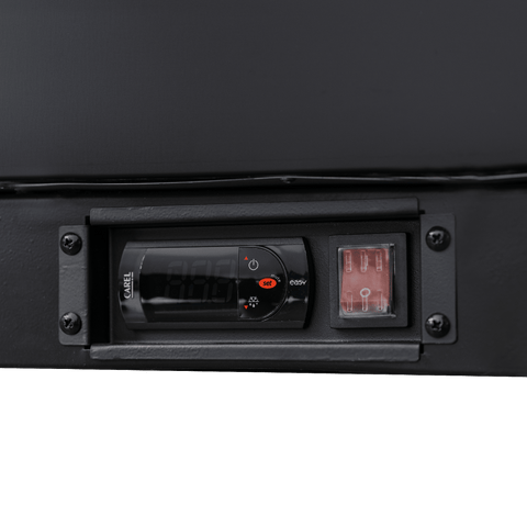 EBC-50-HC Enhanced Bottle Cooler Refrigerator 50" wide, black, 2-slide top doors